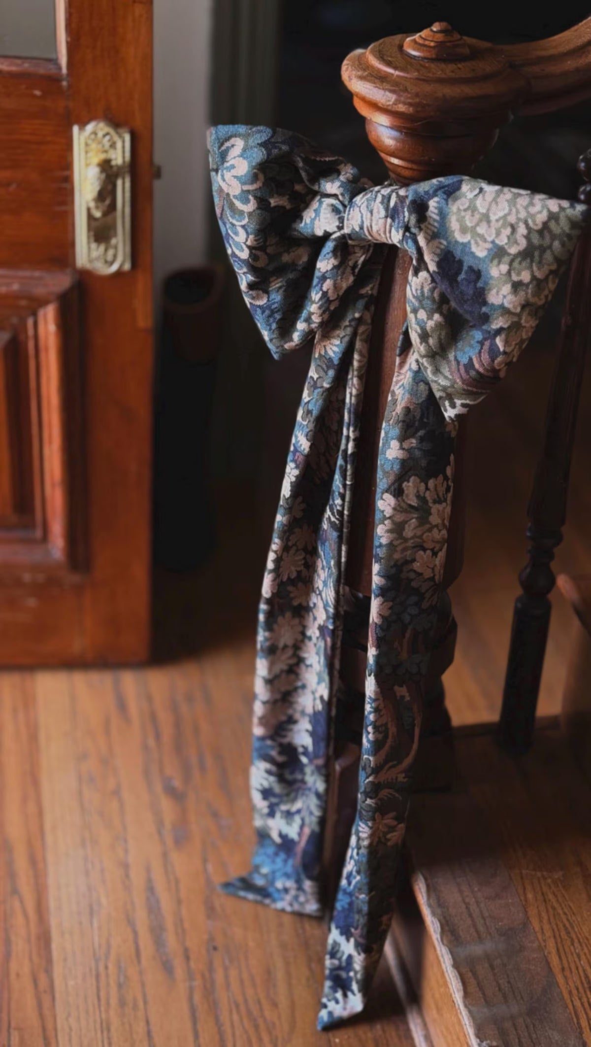 The Victorian Bow | Woodland Christmas Fabric Wreath Bow | P. Kaufmann Into the Woods